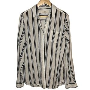 Women's Trovata California Birds of Paradise Button Down Shirt Size Medium